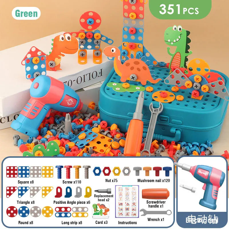 Kid-Friendly Electric Drill Toy for Little Builders!