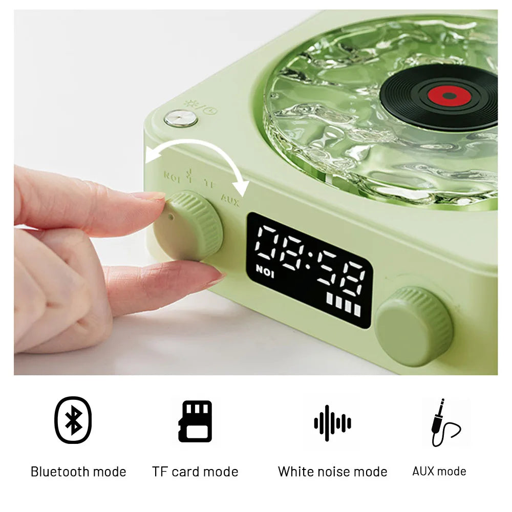 Crazy Vinyl Record Player With Projection Lamp