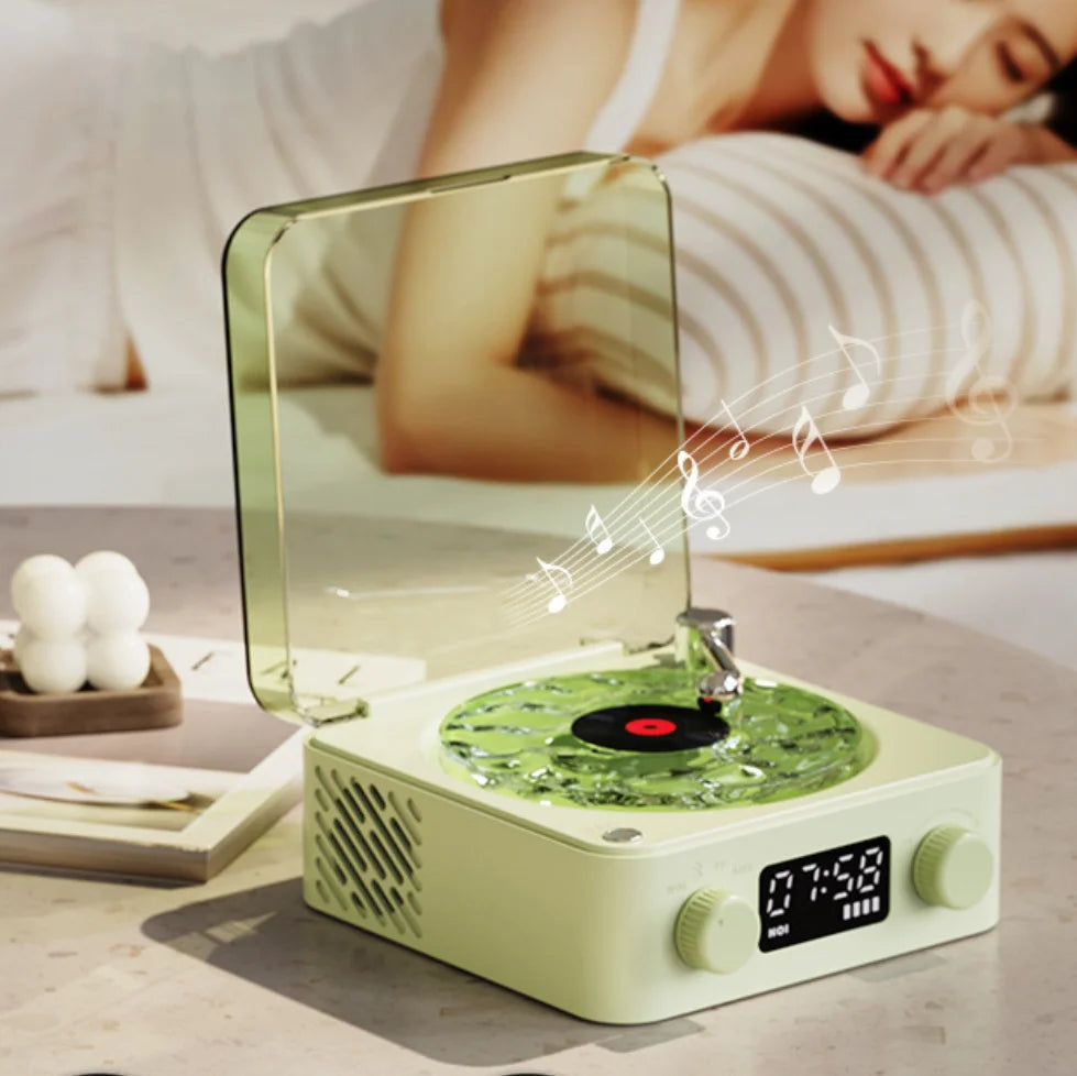Crazy Vinyl Record Player With Projection Lamp