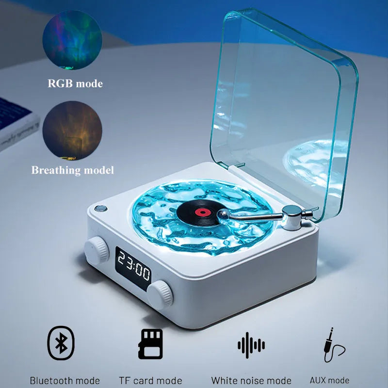 Crazy Vinyl Record Player With Projection Lamp
