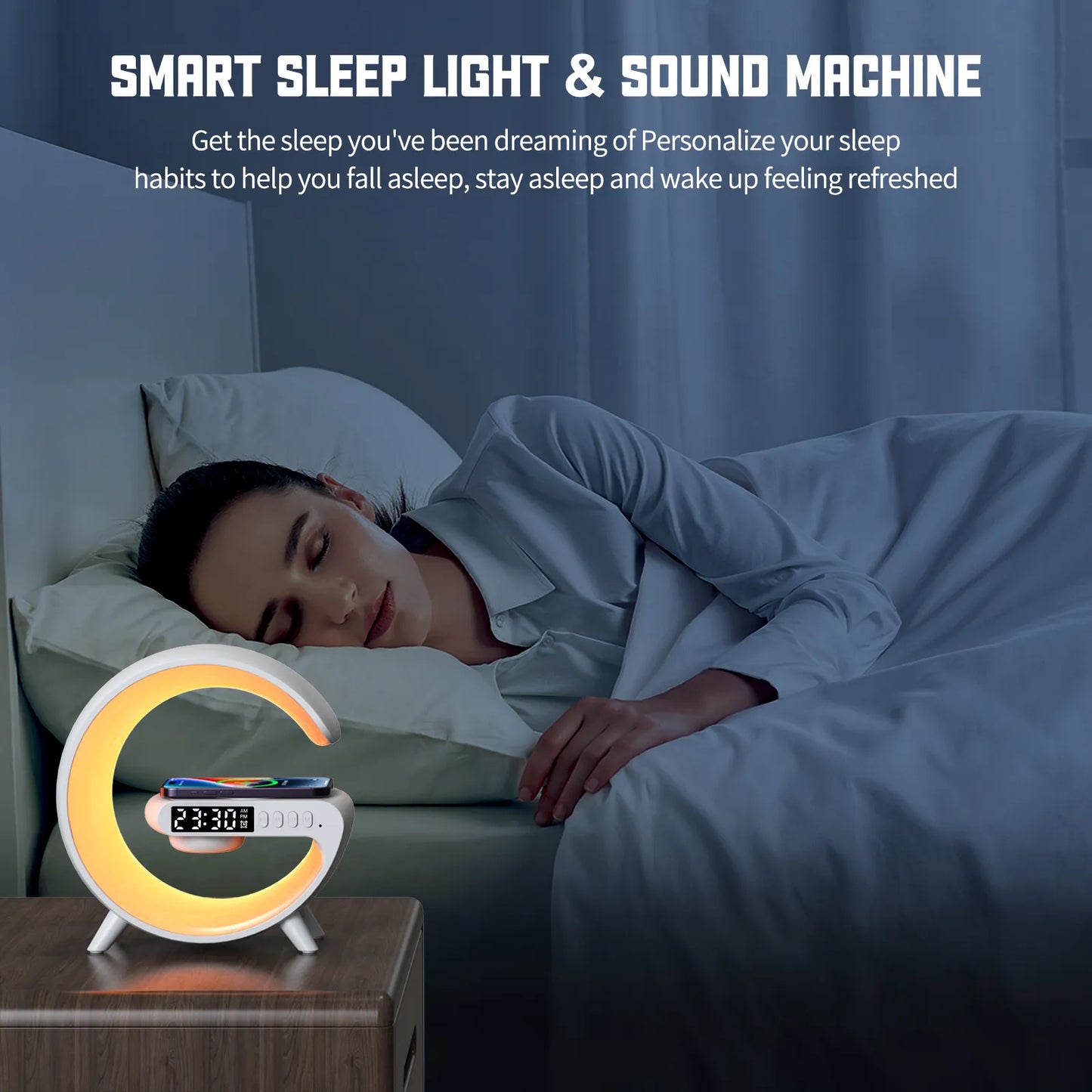 Multi Wireless Charger Pad Stand Speaker