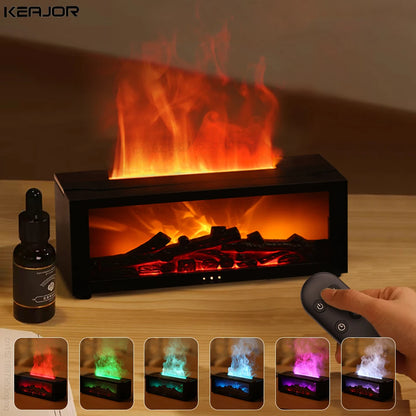 Relaxing Fireplace Lamp
