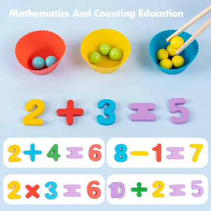 Kid's Montessori Math Play Set