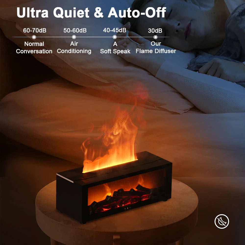 Relaxing Fireplace Lamp