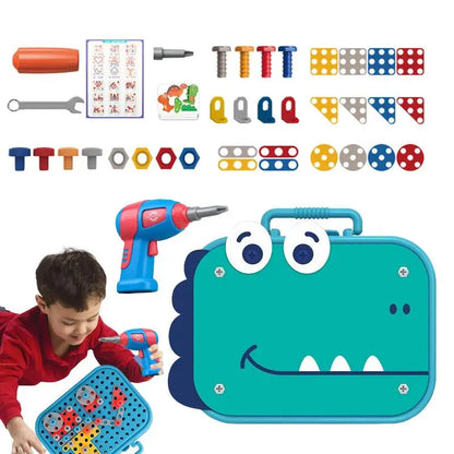 Kid-Friendly Electric Drill Toy for Little Builders!