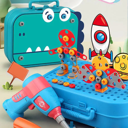 Kid-Friendly Electric Drill Toy for Little Builders!