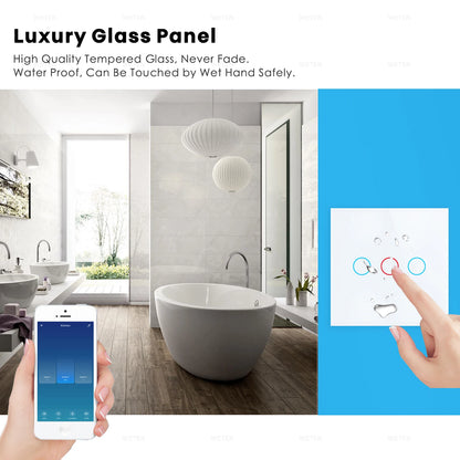 Smart Wifi RF Wall Touch Light Switch - Smart Life App Support Alexa Google Home