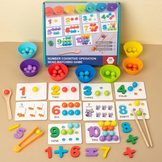 Kid's Montessori Math Play Set