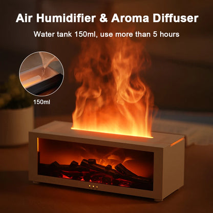 Relaxing Fireplace Lamp